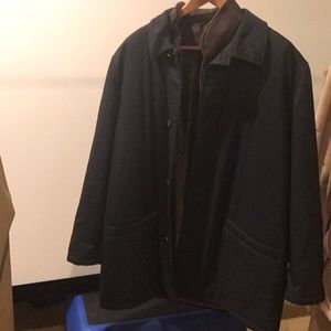 Zegna raincoat with reversible Shearing vest!